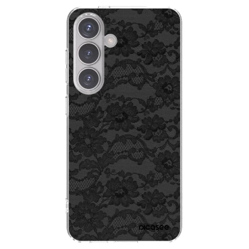 Picasee husă transparentă din silicon pentru Samsung Galaxy S24 S921B 5G - Dark Elegance