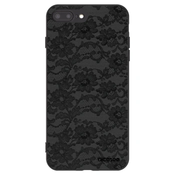 Picasee husă neagră din silicon pentru Apple iPhone 8 Plus - Dark Elegance