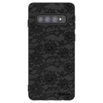 Picasee husă neagră din silicon pentru Samsung Galaxy S10 G973 - Dark Elegance