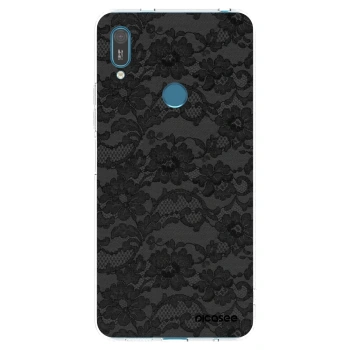 Picasee husă transparentă din silicon pentru Huawei Y7 2019 - Dark Elegance
