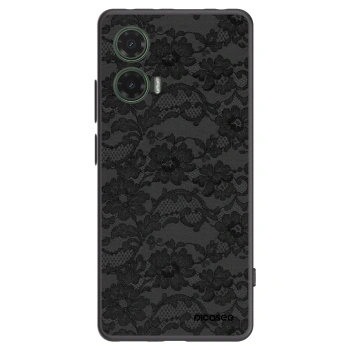 Picasee husă neagră din silicon pentru Motorola Moto G35 5G - Dark Elegance