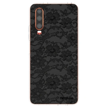 Picasee husă transparentă din silicon pentru Huawei P30 - Dark Elegance