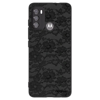 Picasee husă neagră din silicon pentru Motorola Edge 60 5G - Dark Elegance