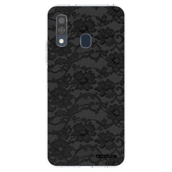 Picasee husă transparentă din silicon pentru Samsung Galaxy A40 A405F - Dark Elegance