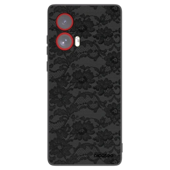Picasee husă neagră din silicon pentru Motorola Edge 50 Fusion - Dark Elegance