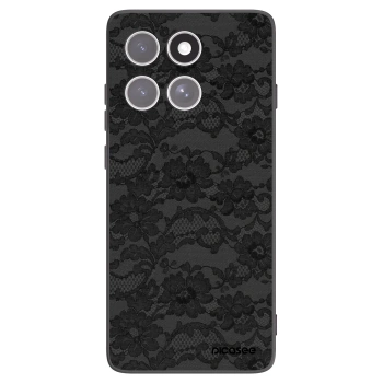 Picasee husă neagră din silicon pentru Motorola Edge 60 Fusion - Dark Elegance