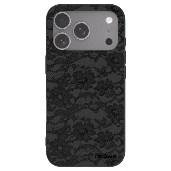 Picasee husă neagră din silicon pentru Apple iPhone 18 Pro - Dark Elegance