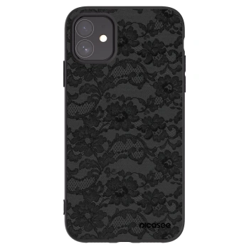 Picasee husă neagră din silicon pentru Apple iPhone 11 - Dark Elegance