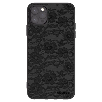 Picasee husă neagră din silicon pentru Apple iPhone 11 Pro Max - Dark Elegance