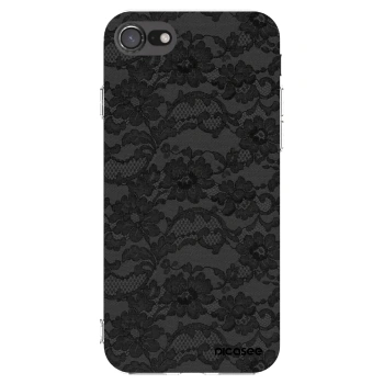 Picasee husă transparentă din silicon pentru Apple iPhone 8 - Dark Elegance