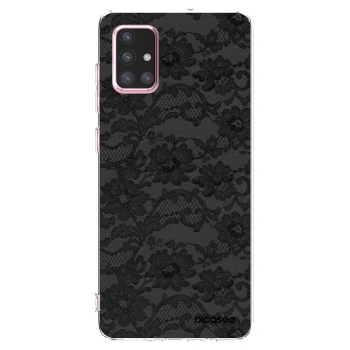 Picasee husă transparentă din silicon pentru Samsung Galaxy A71 A715F - Dark Elegance