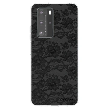 Picasee husă transparentă din silicon pentru Huawei P40 Pro - Dark Elegance