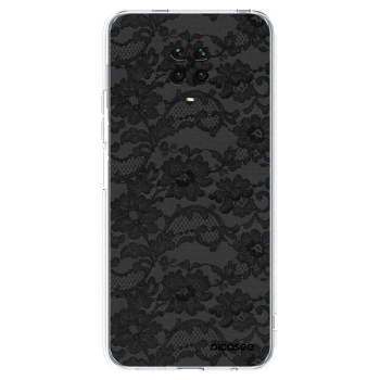 Picasee husă transparentă din silicon pentru Xiaomi Redmi Note 9 Pro - Dark Elegance