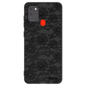 Picasee husă neagră din silicon pentru Samsung Galaxy A21s - Dark Elegance