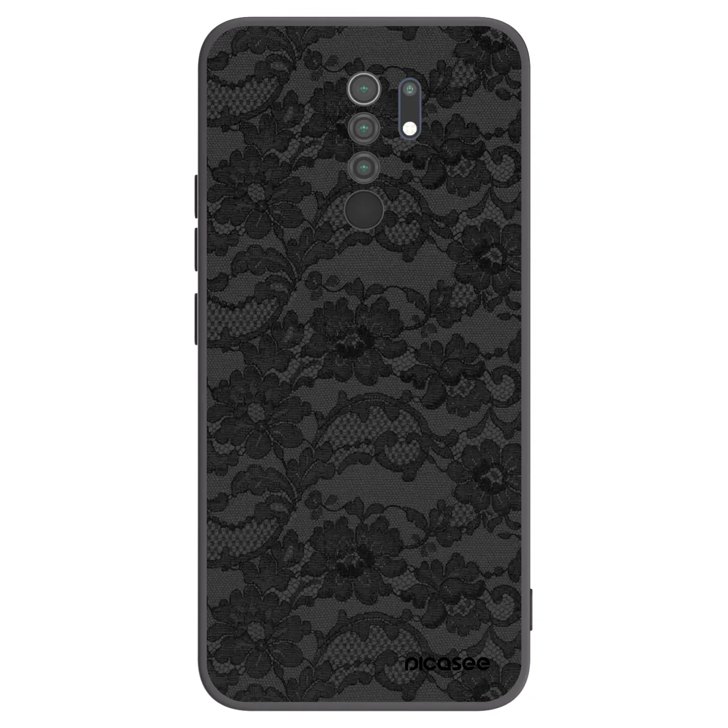 Picasee husă neagră din silicon pentru Xiaomi Redmi 9 - Dark Elegance