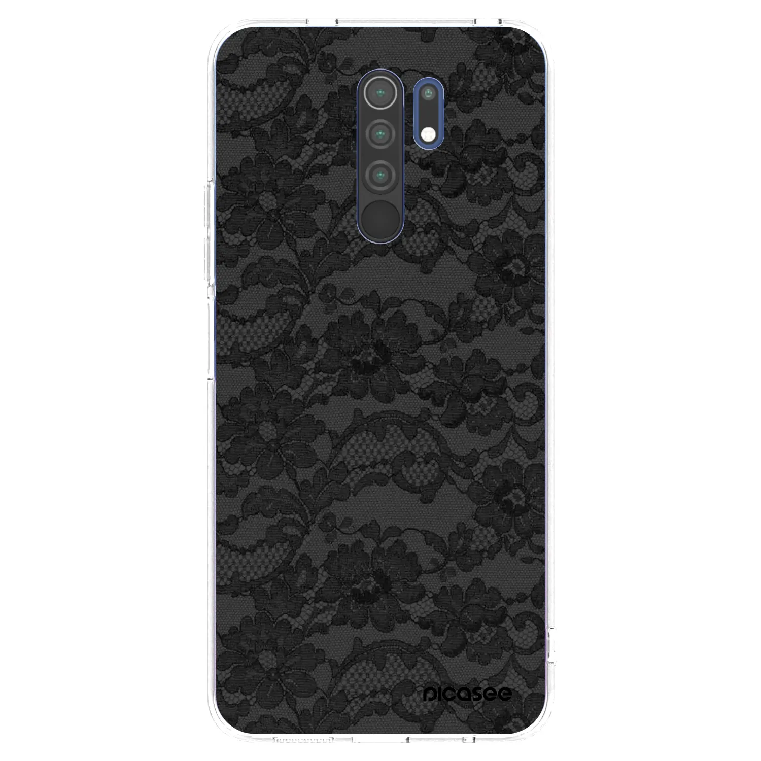 Picasee husă transparentă din silicon pentru Xiaomi Redmi 9 - Dark Elegance