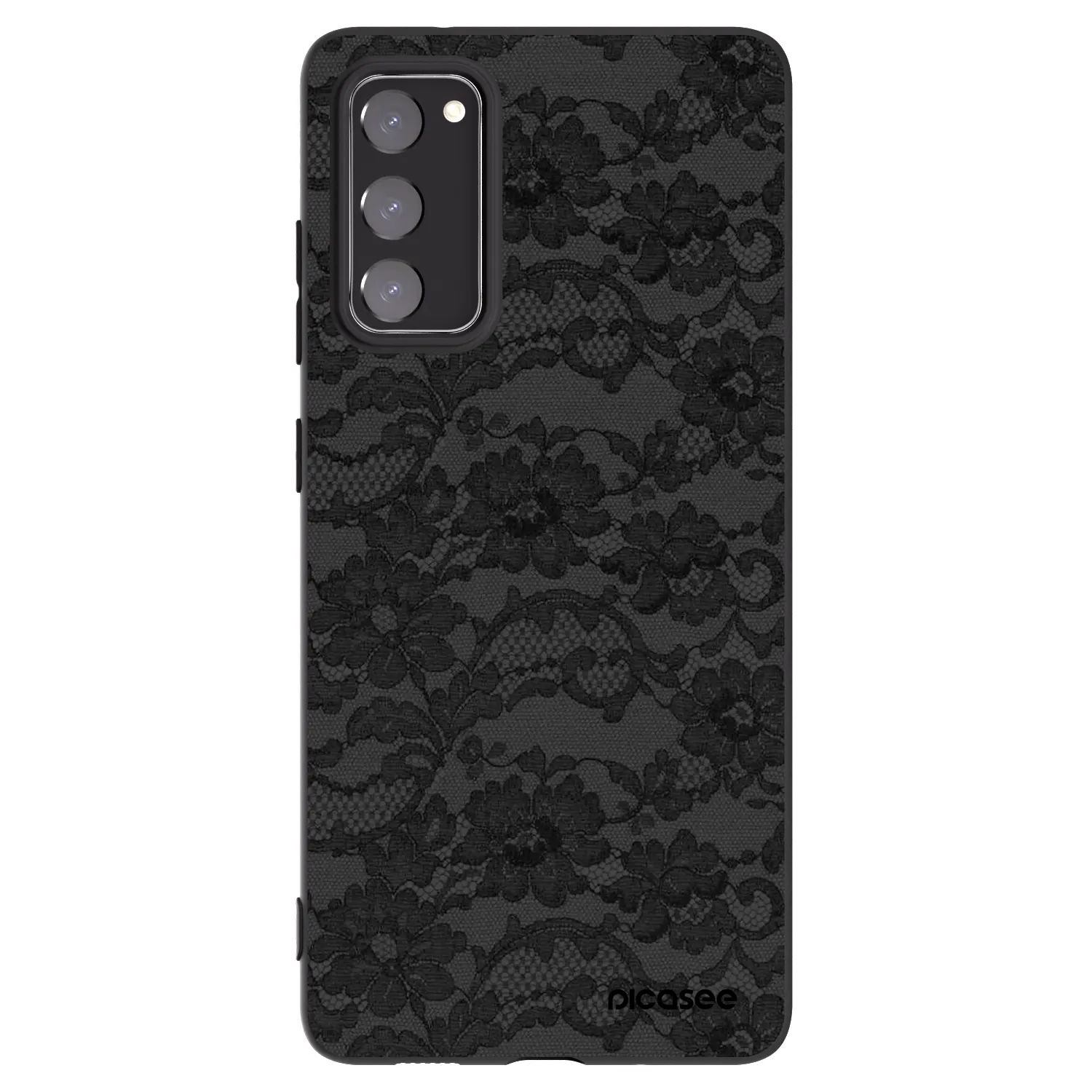 Picasee husă neagră din silicon pentru Samsung Galaxy S20 FE - Dark Elegance