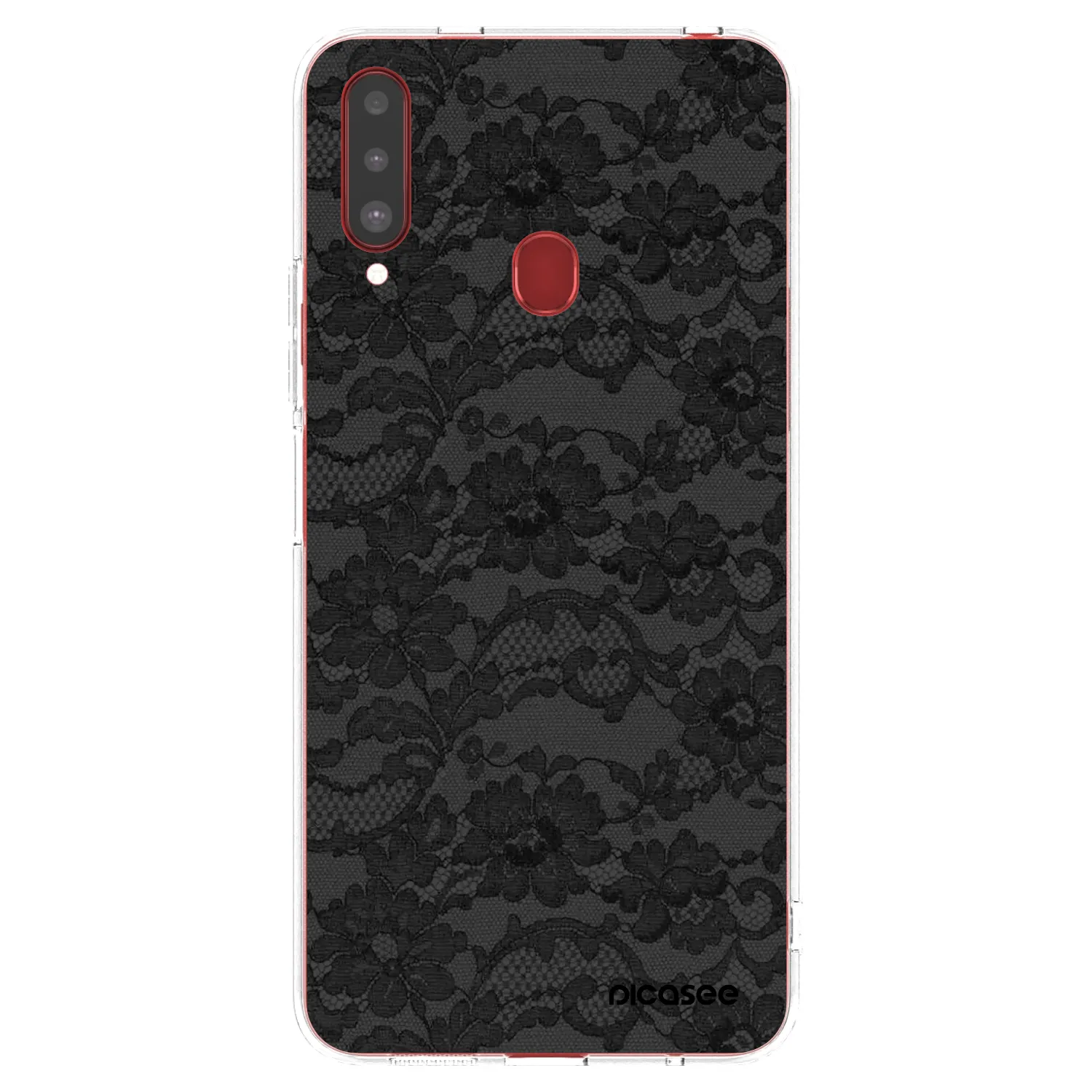 Picasee husă transparentă din silicon pentru Samsung Galaxy A20s - Dark Elegance