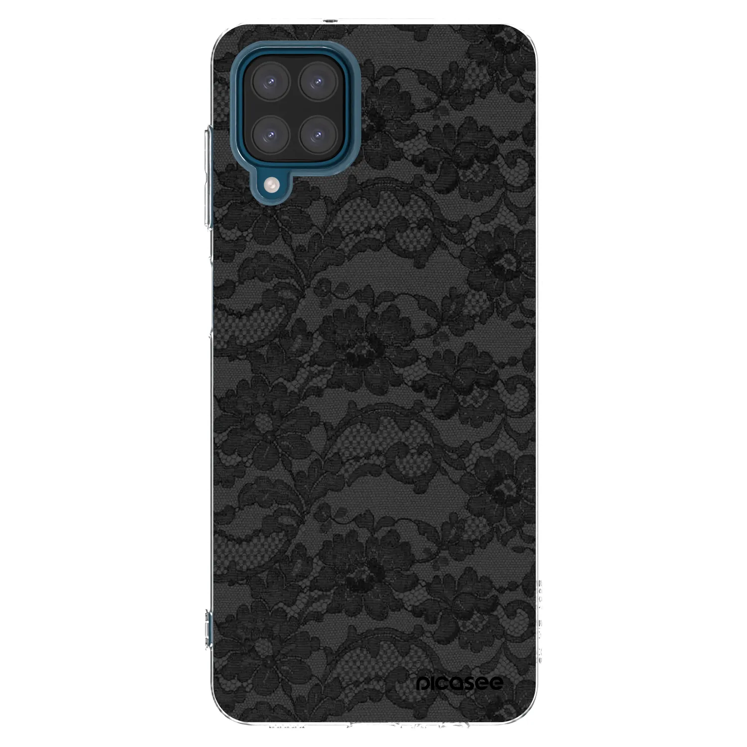 Picasee husă transparentă din silicon pentru Samsung Galaxy A12 A125F - Dark Elegance
