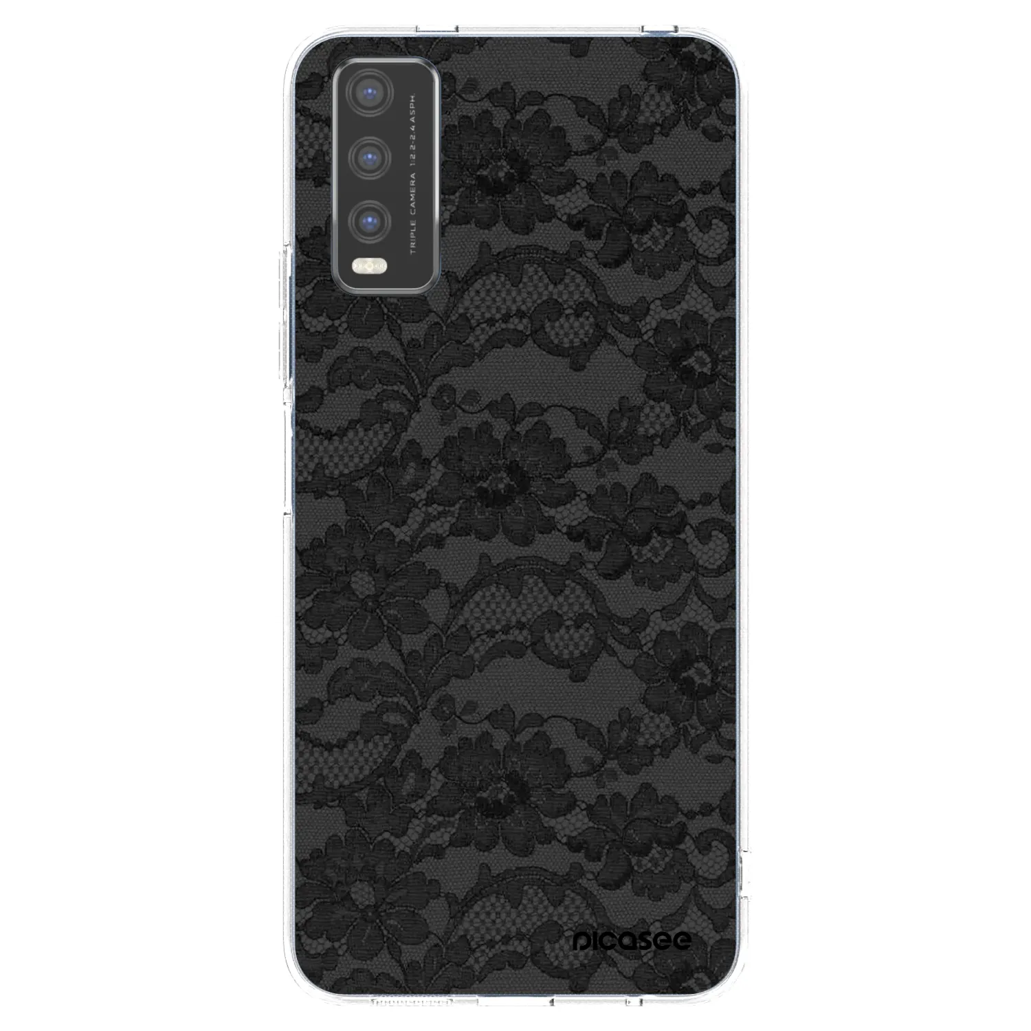 Picasee husă transparentă din silicon pentru Vivo Y20s - Dark Elegance