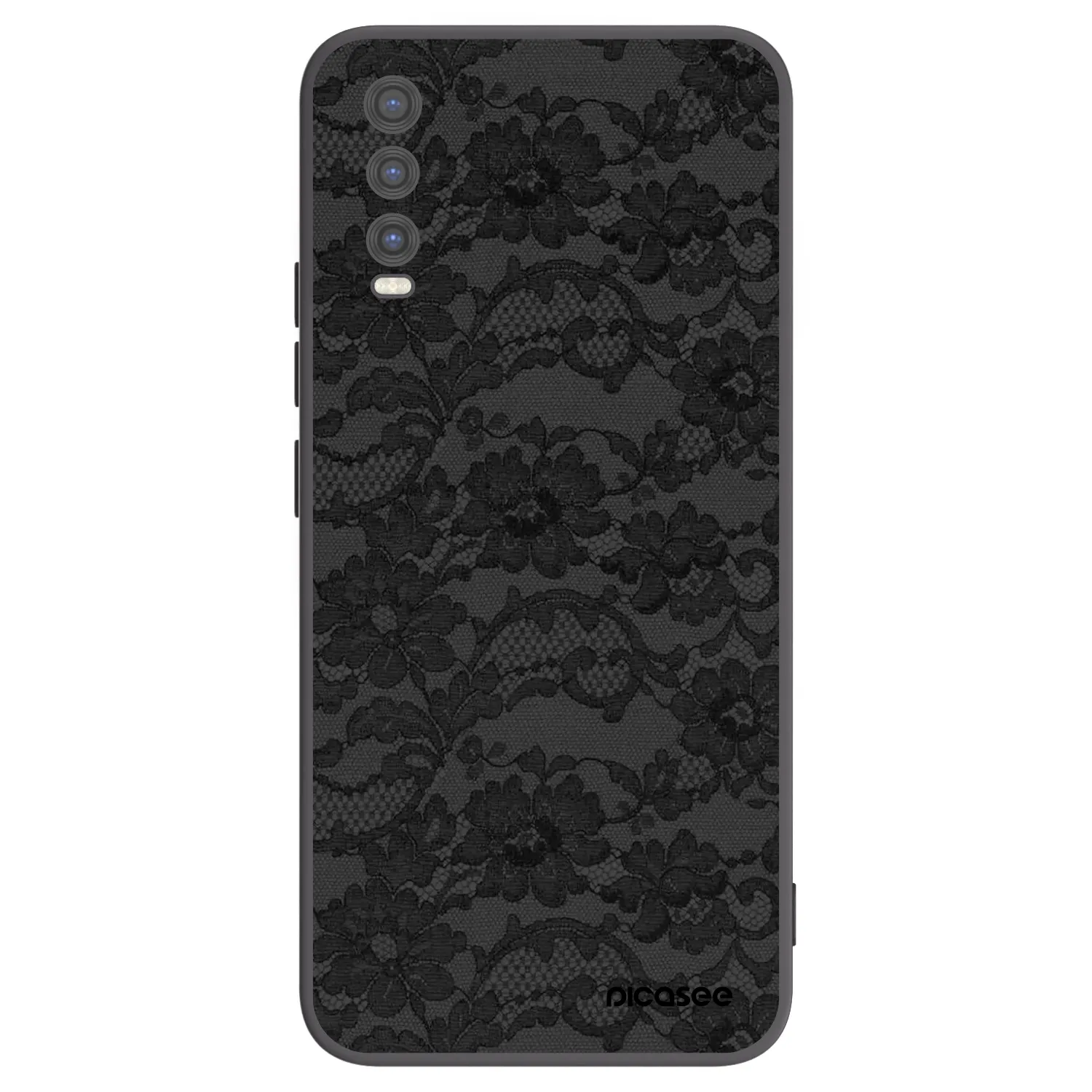 Picasee husă neagră din silicon pentru Vivo Y20s - Dark Elegance