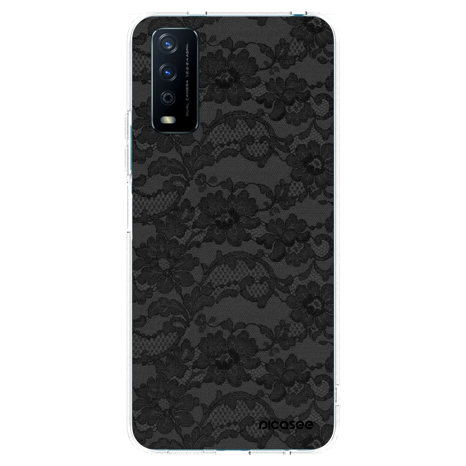 Picasee husă transparentă din silicon pentru Vivo Y11s - Dark Elegance