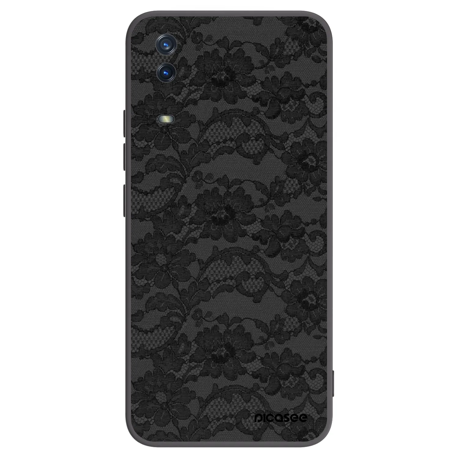 Picasee husă neagră din silicon pentru Vivo Y11s - Dark Elegance