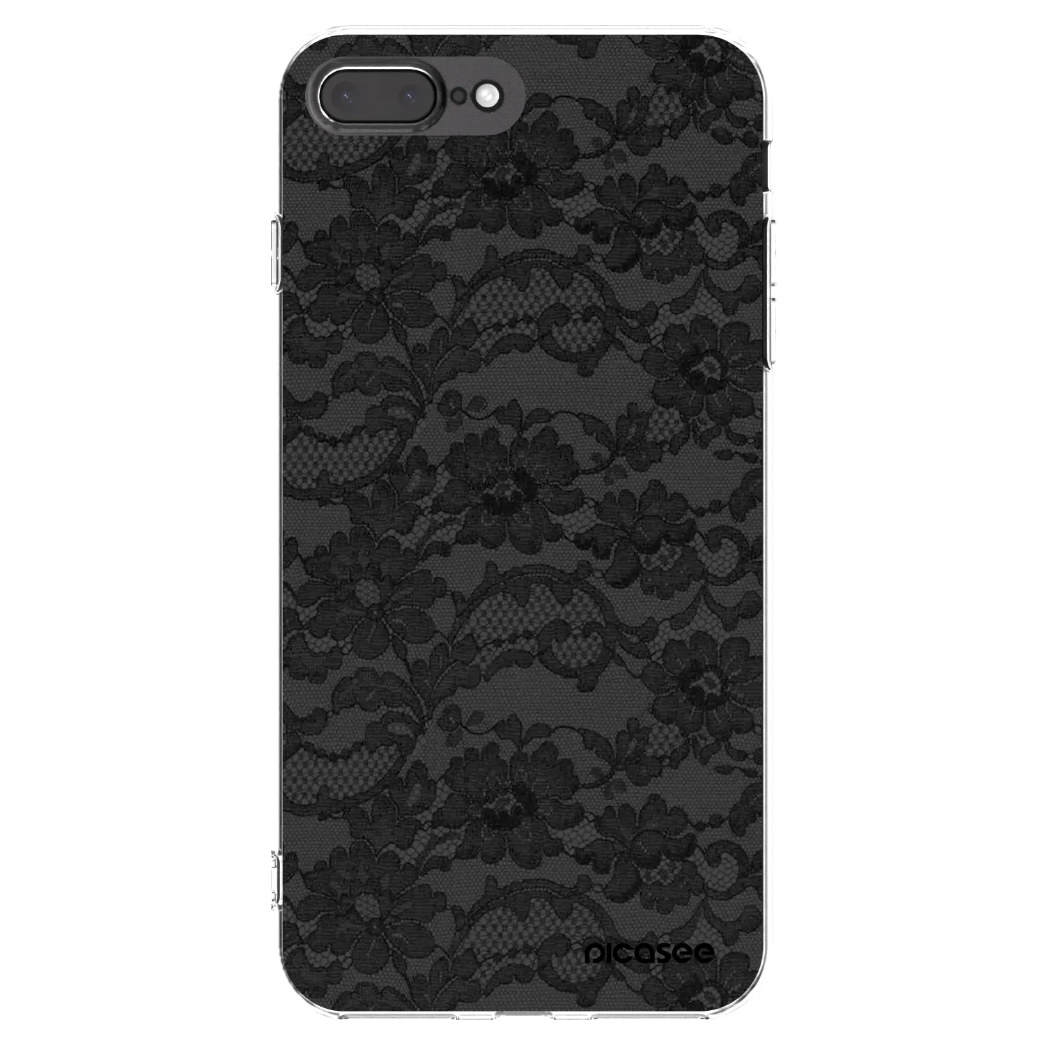 Picasee husă transparentă din silicon pentru Apple iPhone 7 Plus - Dark Elegance