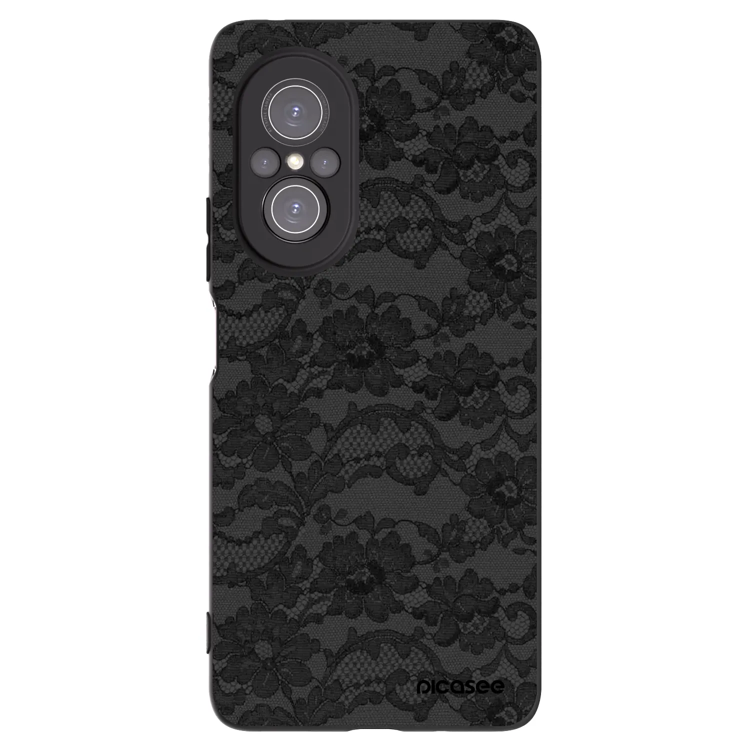 Picasee husă neagră din silicon pentru Huawei Nova 9 SE - Dark Elegance