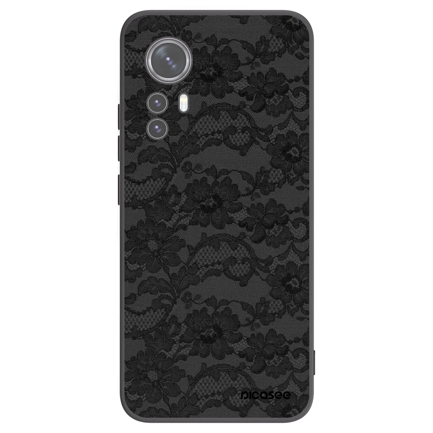 Picasee husă neagră din silicon pentru Xiaomi 12 - Dark Elegance