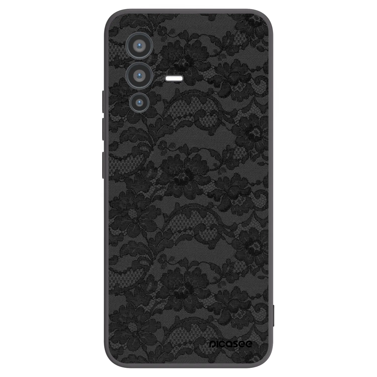 Picasee husă neagră din silicon pentru Vivo V23 5G - Dark Elegance