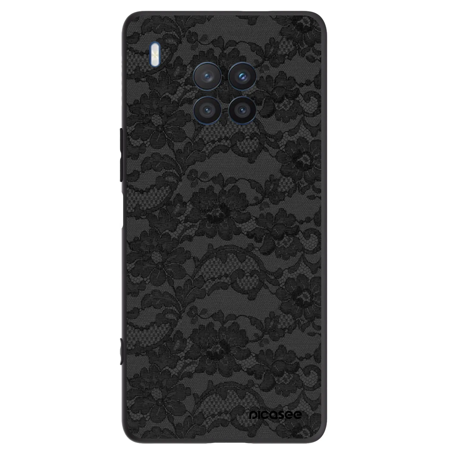 Picasee husă neagră din silicon pentru Honor 50 Lite - Dark Elegance