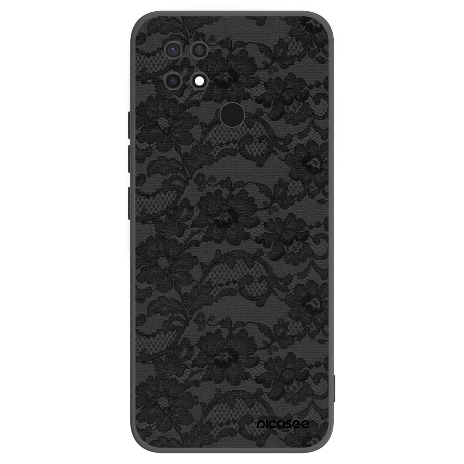 Picasee husă neagră din silicon pentru Xiaomi Redmi 10C - Dark Elegance