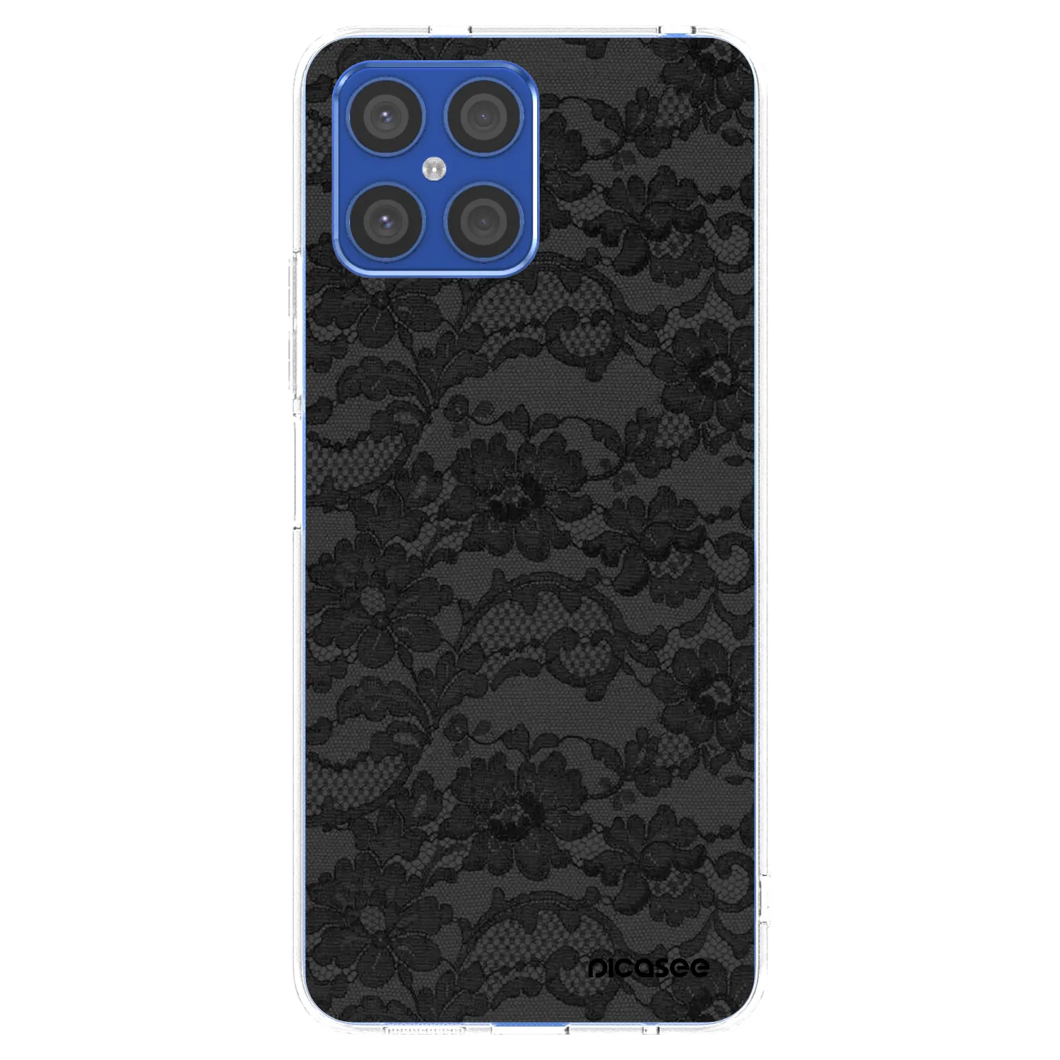 Picasee husă transparentă din silicon pentru Honor X8 4G - Dark Elegance