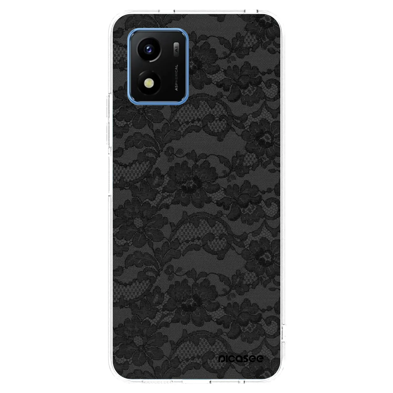 Picasee husă transparentă din silicon pentru Vivo Y01 - Dark Elegance