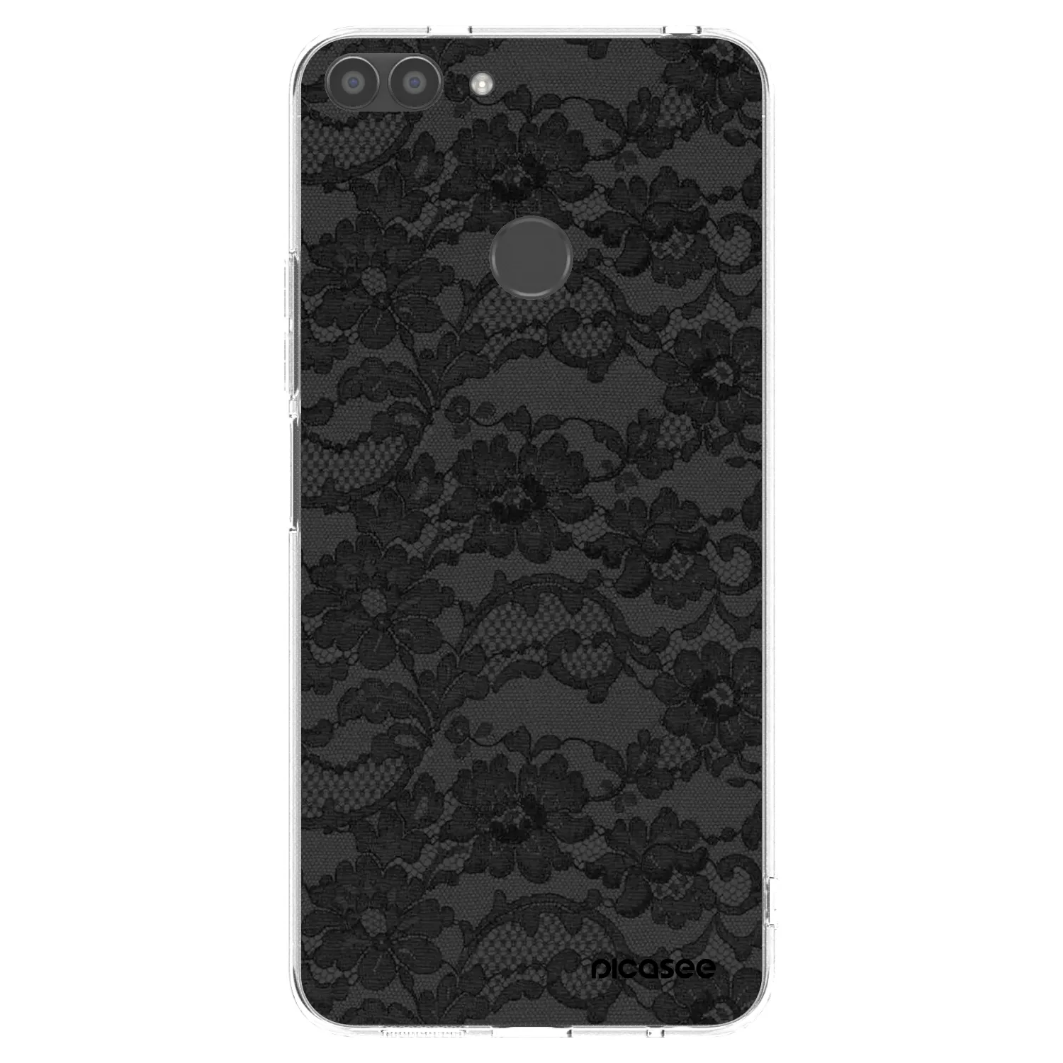Picasee husă transparentă din silicon pentru Huawei P Smart - Dark Elegance