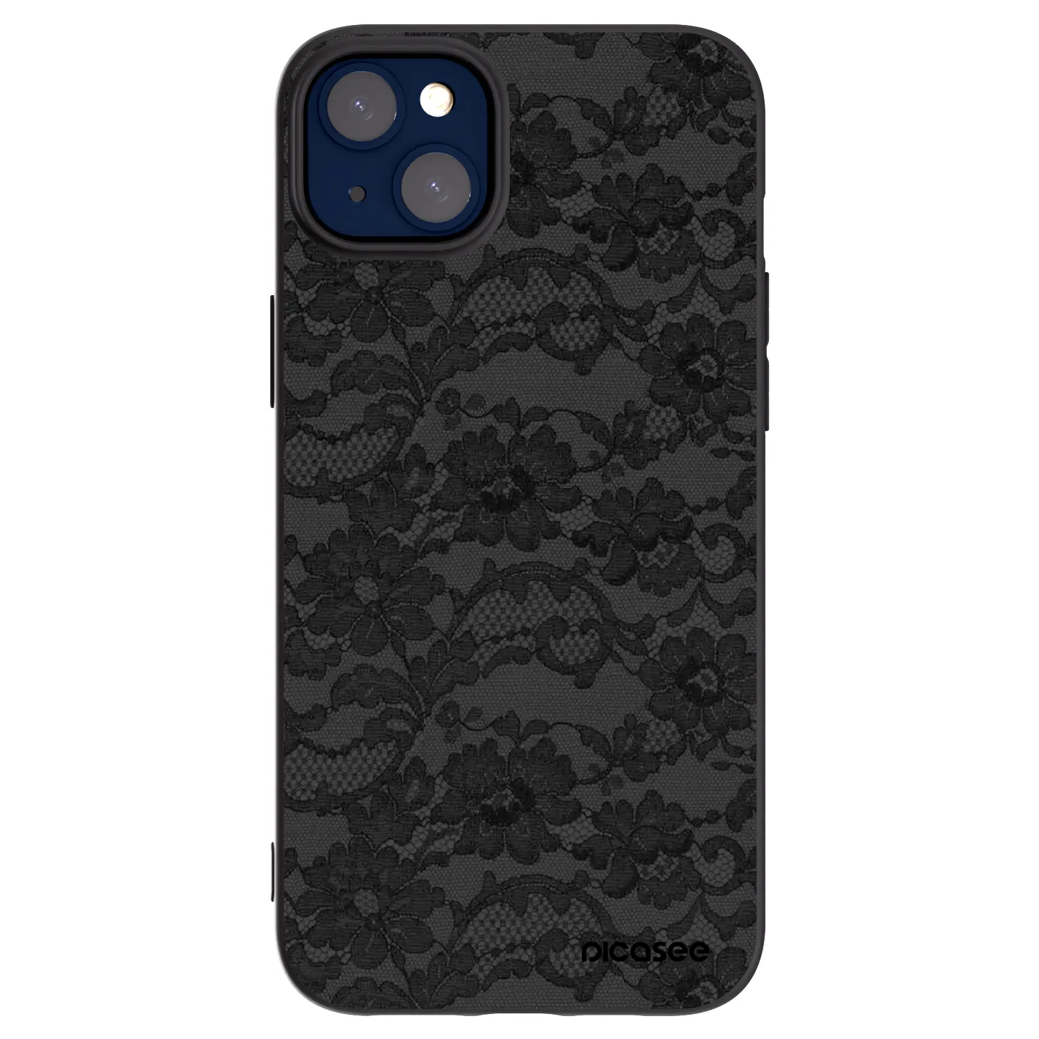 Picasee husă neagră din silicon pentru Apple iPhone 14 Plus - Dark Elegance