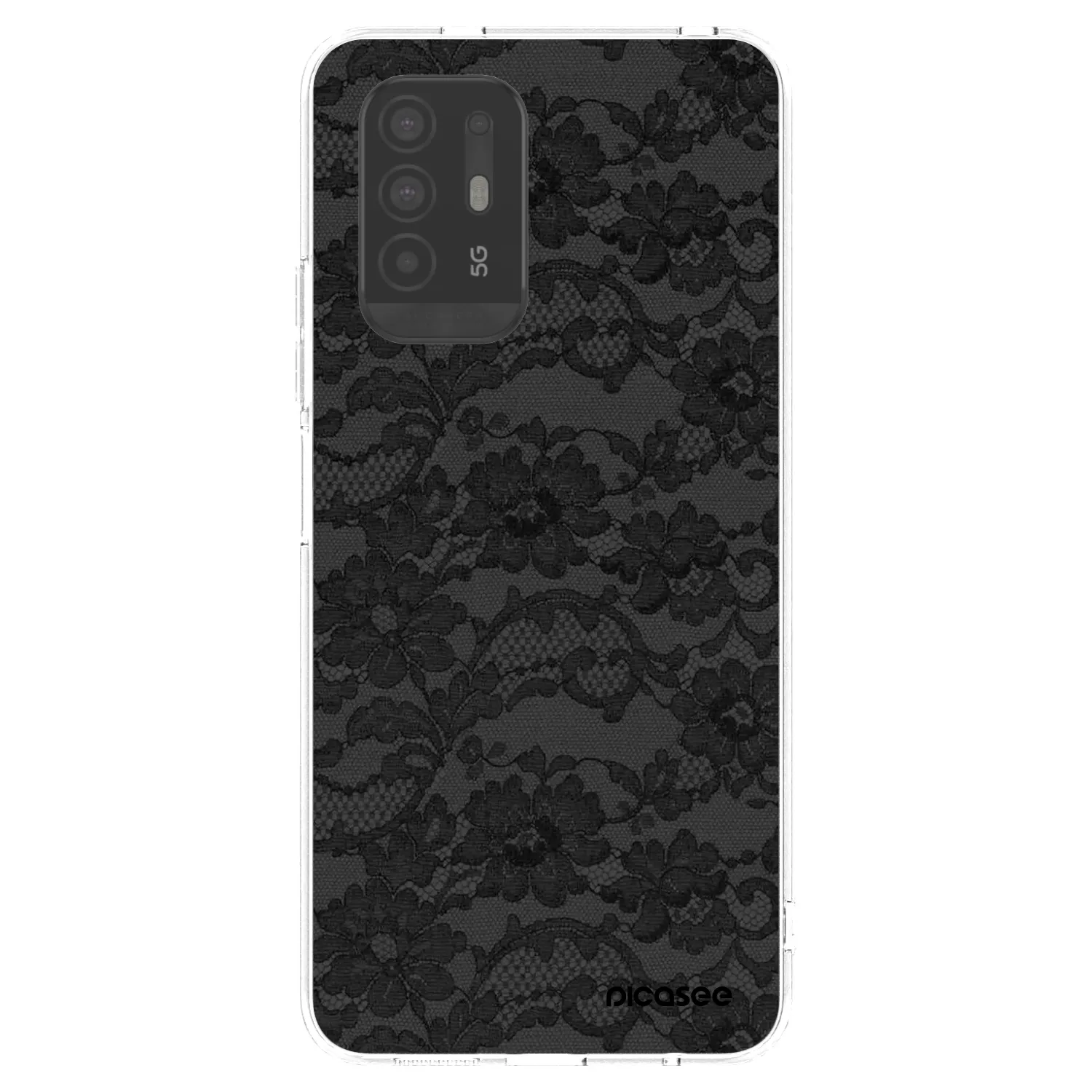 Picasee husă transparentă din silicon pentru OPPO A94 5G - Dark Elegance
