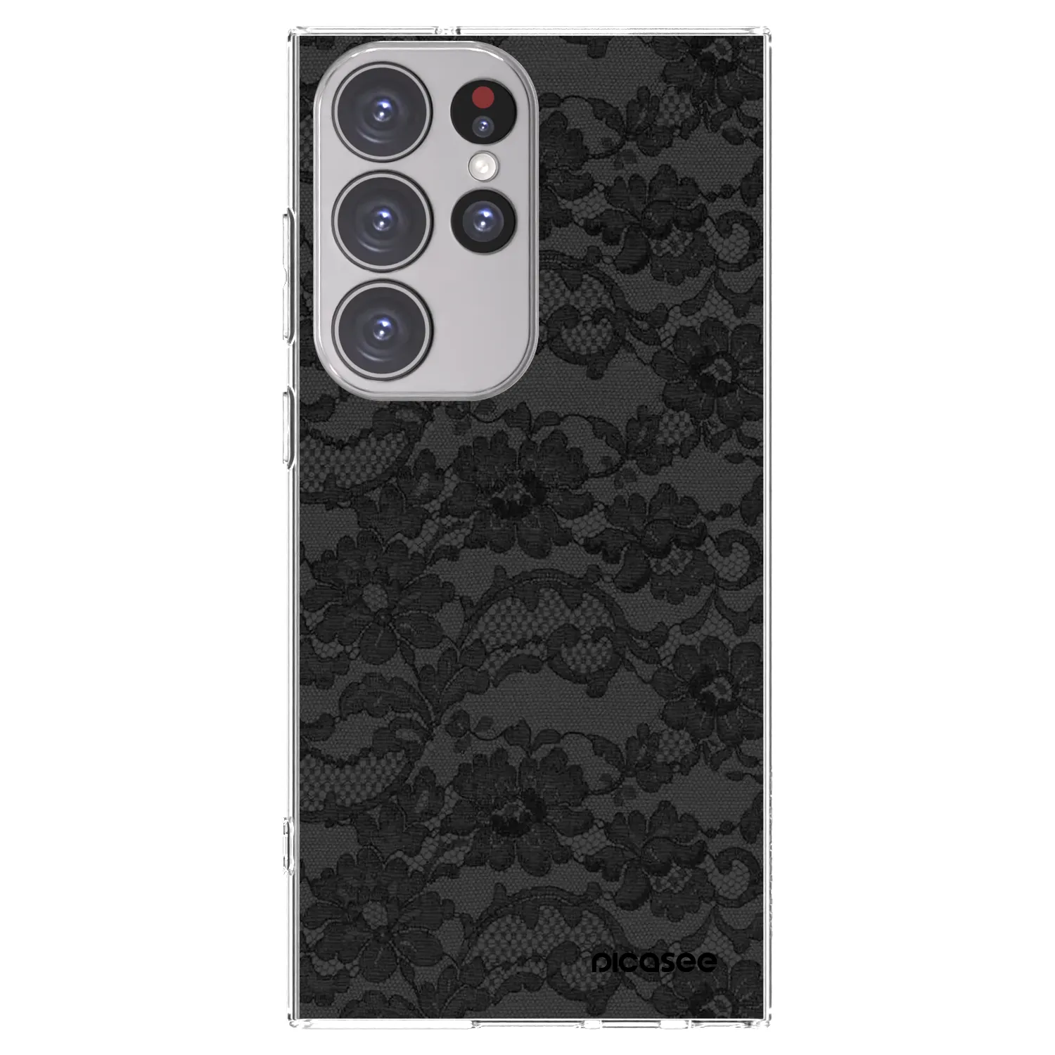 Picasee husă transparentă din silicon pentru Samsung Galaxy S23 Ultra 5G - Dark Elegance