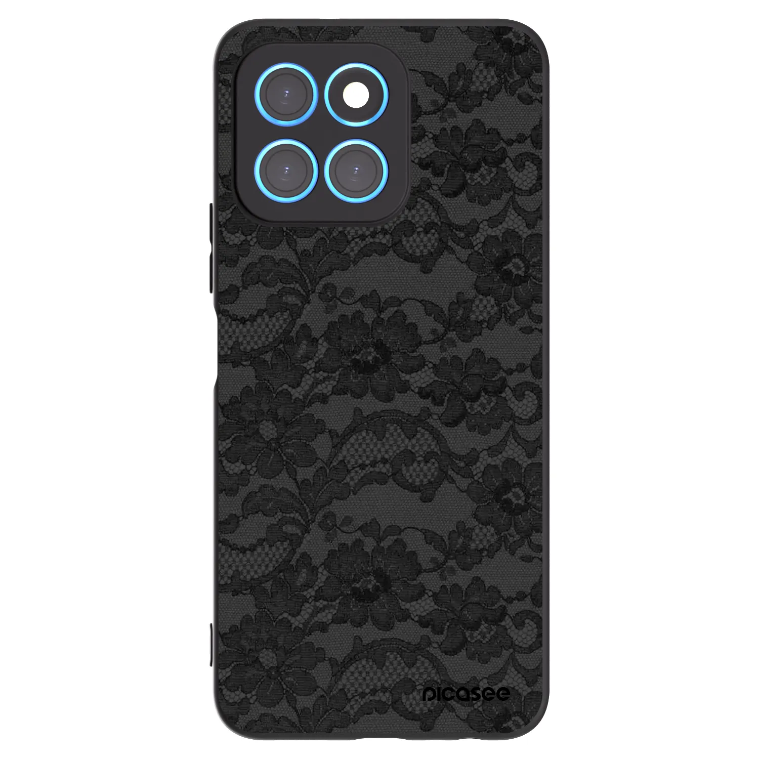 Picasee husă neagră din silicon pentru Honor X8 5G - Dark Elegance