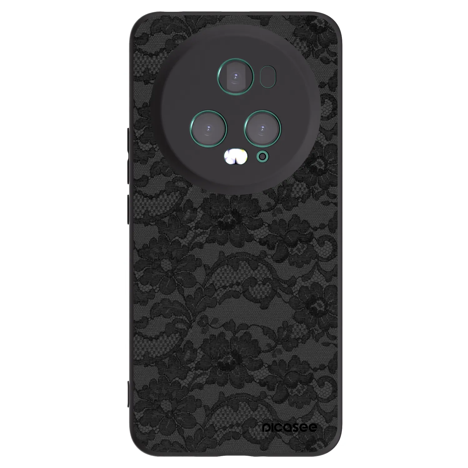 Picasee husă neagră din silicon pentru Honor Magic5 Pro - Dark Elegance