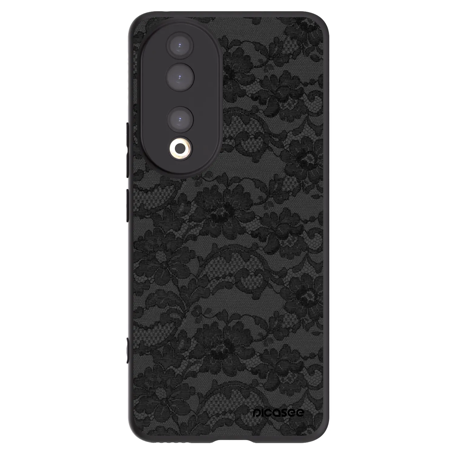 Picasee husă neagră din silicon pentru Honor 90 5G - Dark Elegance