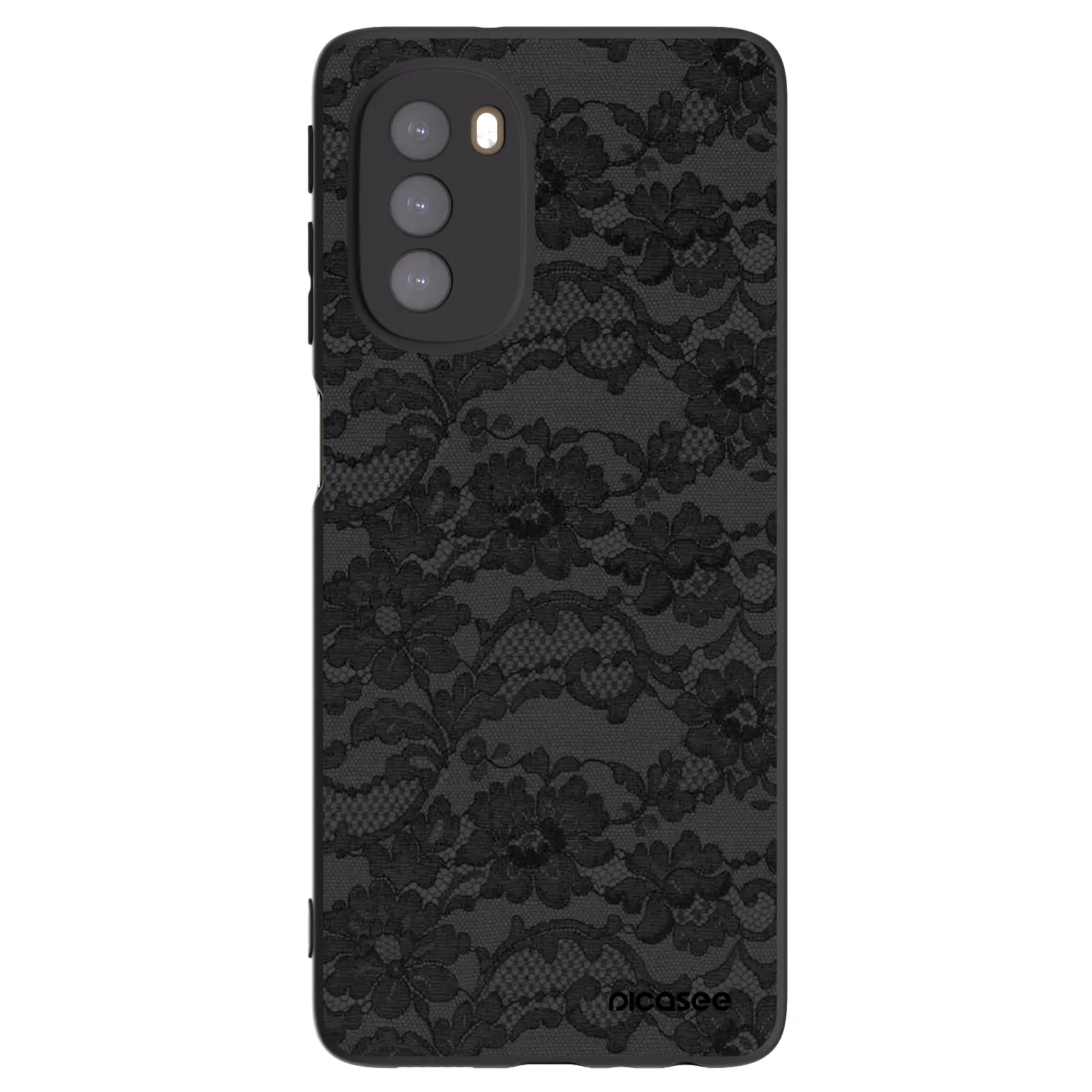 Picasee husă neagră din silicon pentru Motorola Moto G51 - Dark Elegance