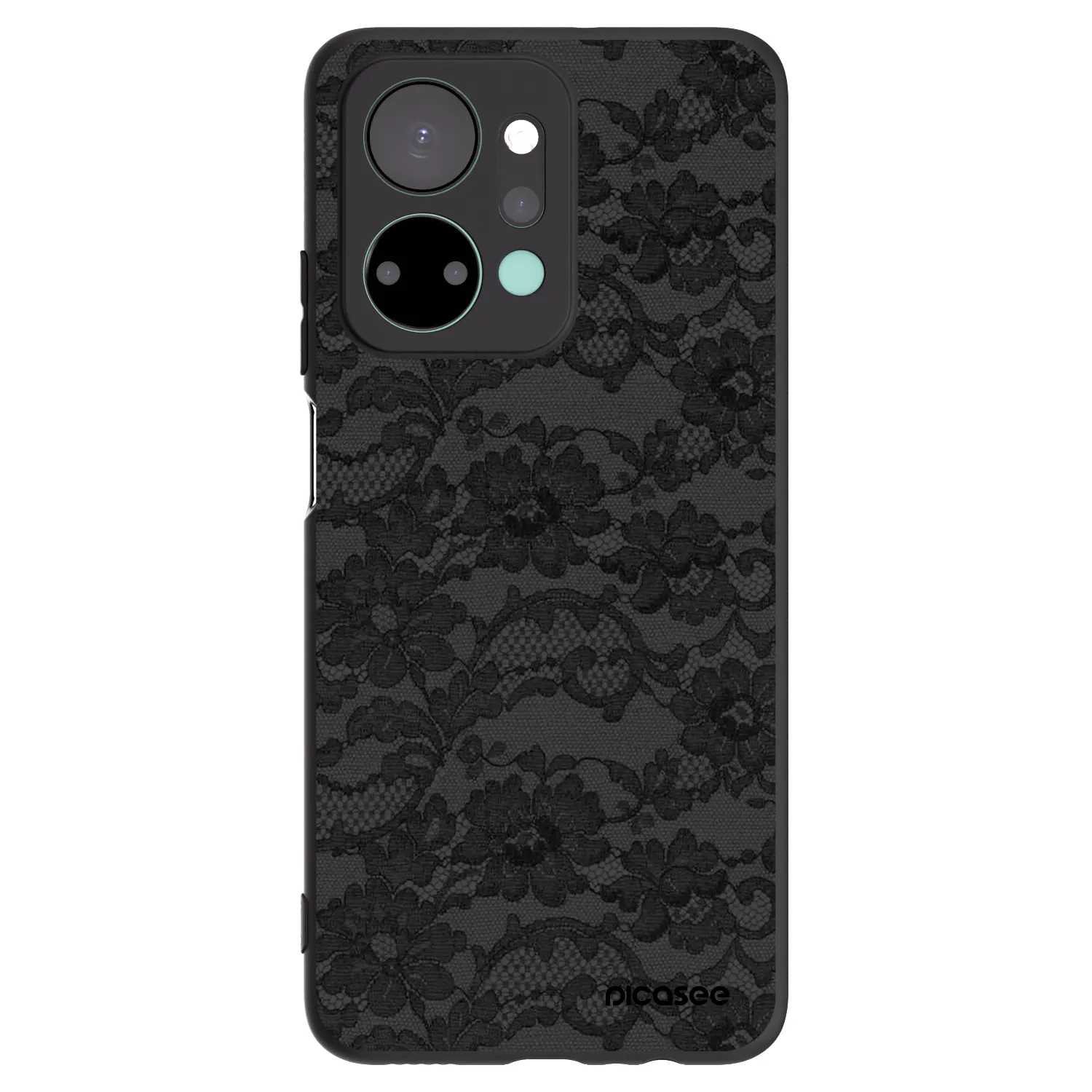 Picasee husă neagră din silicon pentru Honor X7a - Dark Elegance