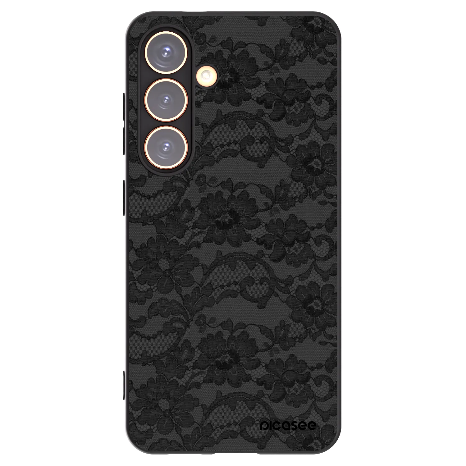 Picasee husă neagră din silicon pentru Samsung Galaxy S24 S921B 5G - Dark Elegance