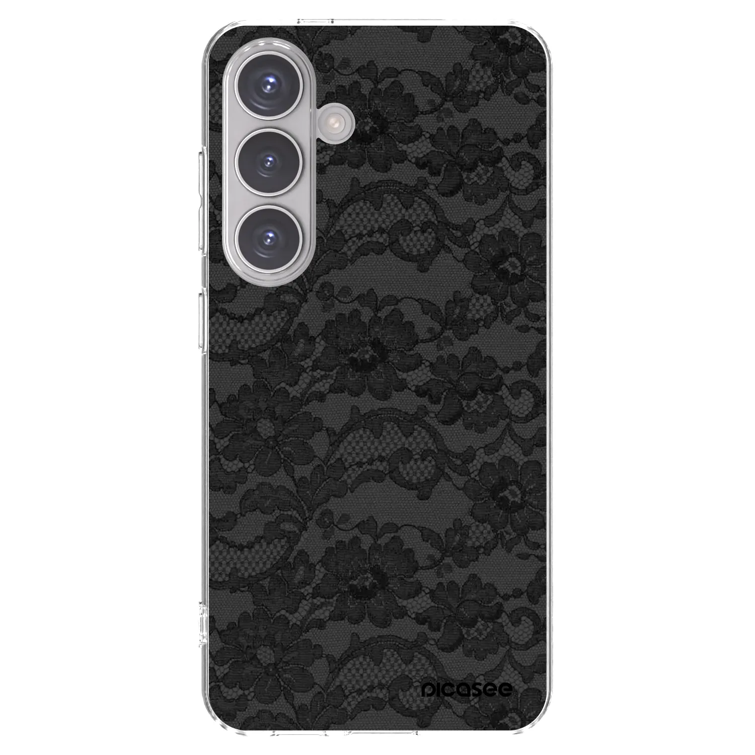 Picasee husă transparentă din silicon pentru Samsung Galaxy S24 S921B 5G - Dark Elegance