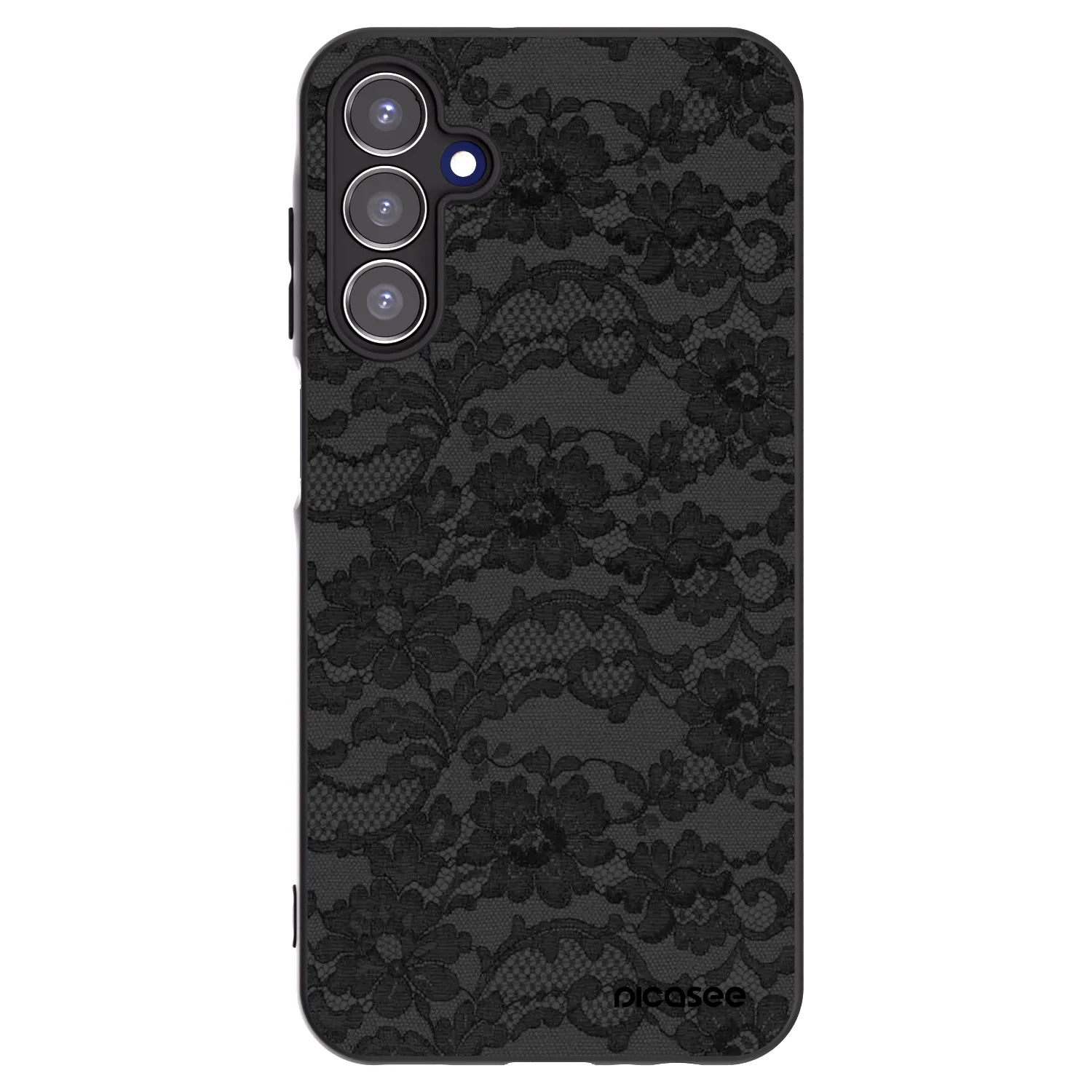 Picasee husă neagră din silicon pentru Samsung Galaxy A15 A155F 4G - Dark Elegance