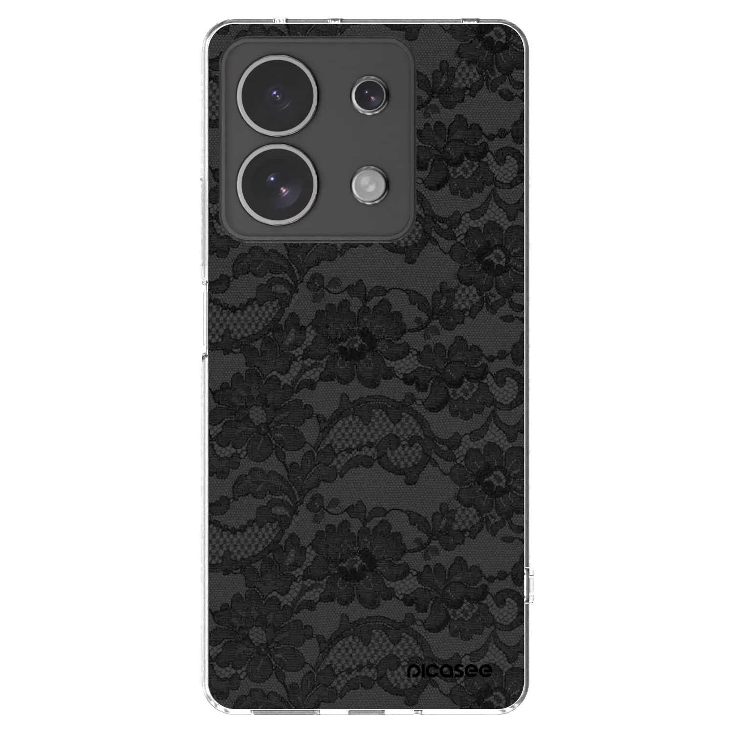 Picasee husă transparentă din silicon pentru Xiaomi Redmi Note 13 4G - Dark Elegance