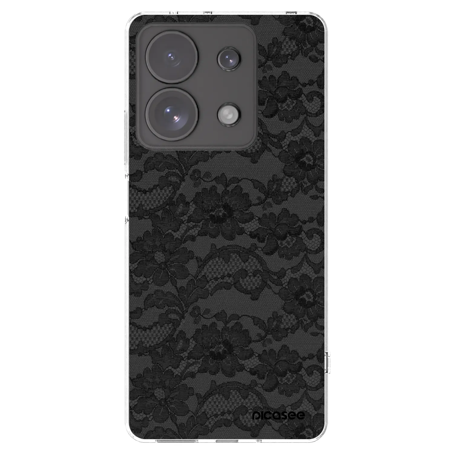 Picasee husă transparentă din silicon pentru Xiaomi Redmi Note 13 Pro 4G - Dark Elegance