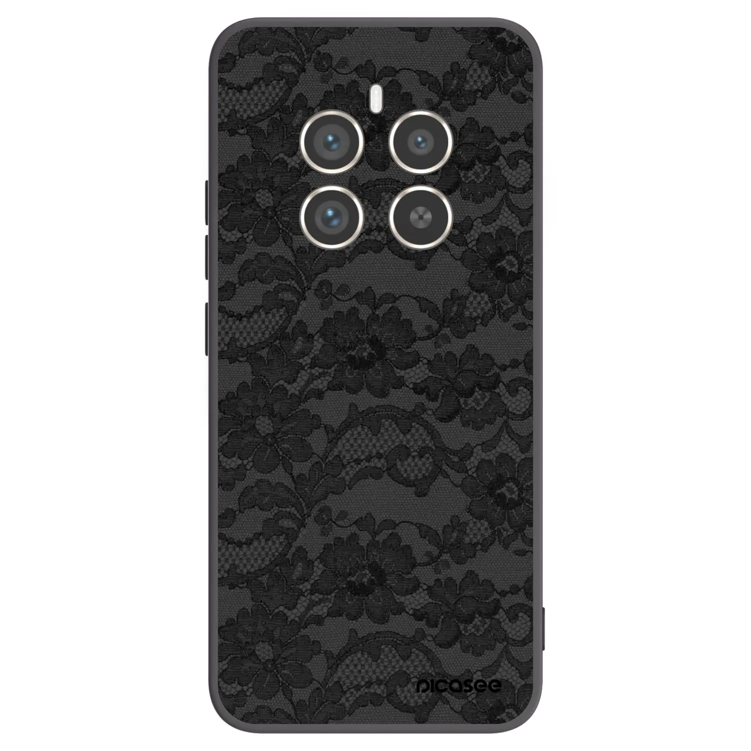 Picasee husă neagră din silicon pentru Realme 12 Pro 5G - Dark Elegance